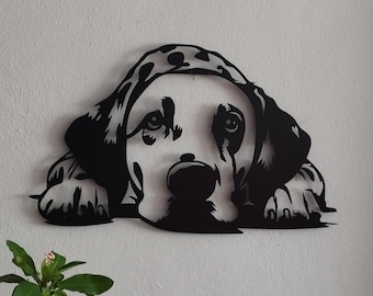 Dalmatian Dog Metal Wall Art, Cute Pet Decor for Dog Lovers, Dalmatian Dog Portrait, Dalmatian Dog Wall Decor, Unique Gift for Dog Lovers