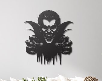 The Vampire Metal Wall Decor, Gothic Vampire Wall Art, Bloodsucker Vampire Sculpture, Blood Seeker Art, Gothic Wall Decor, The Vampire Gift