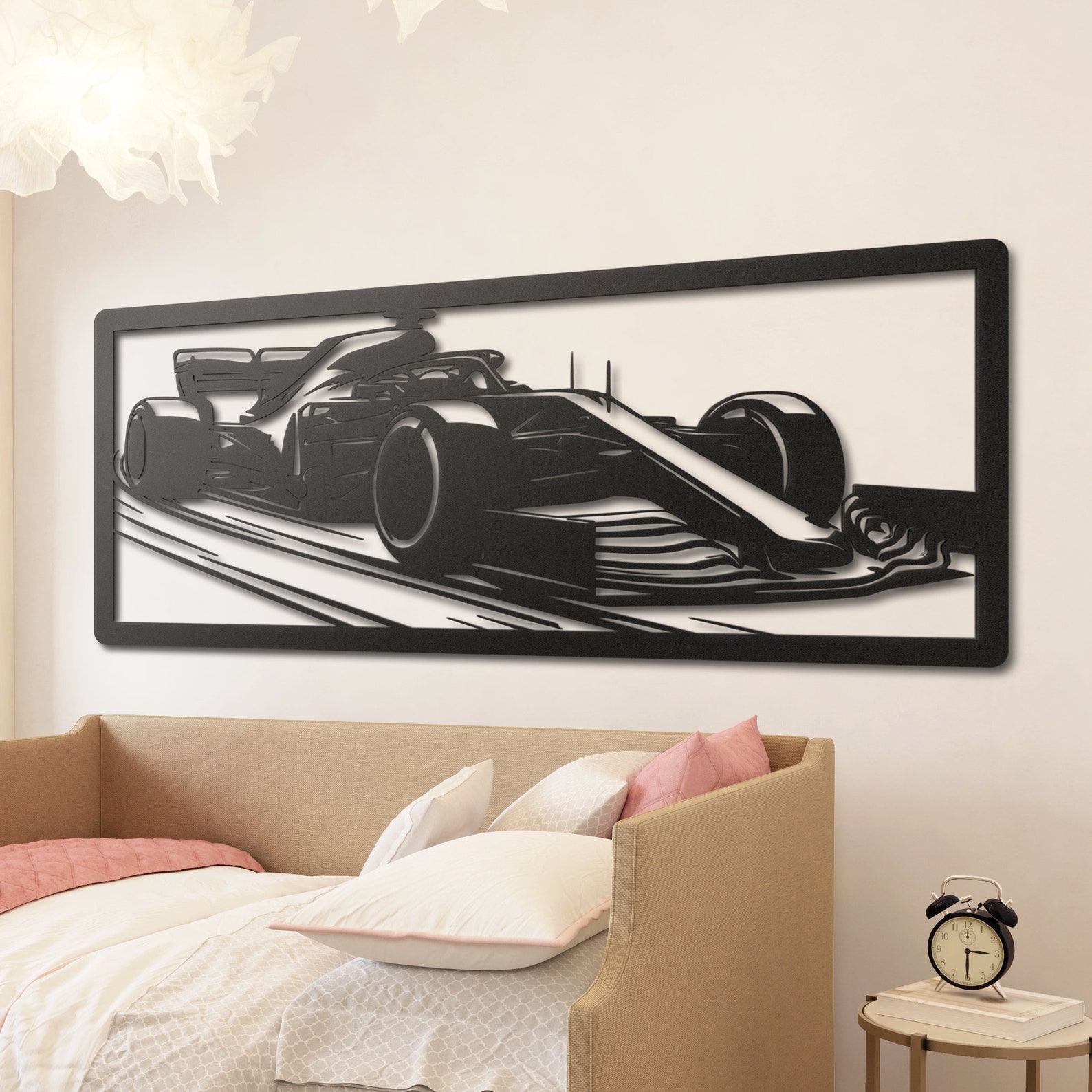 Formula 1 Car Metal Wall Art for Racing Enthusiasts - Etsy