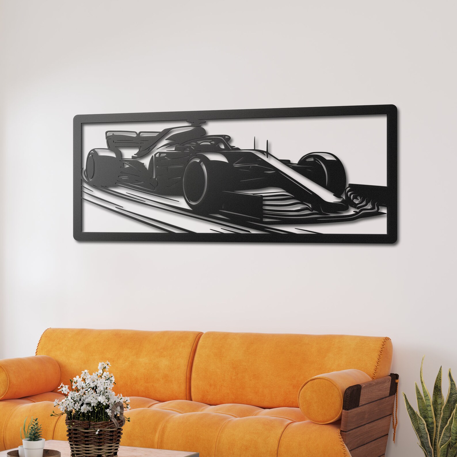 Formula 1 Car Metal Wall Art for Racing Enthusiasts - Etsy