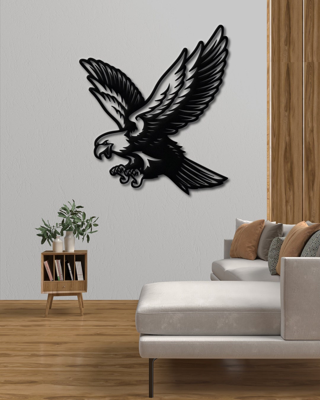 Eagle Metal Wall Art // Eagle Metal Sign // Eagle Wall Decor // Eagle