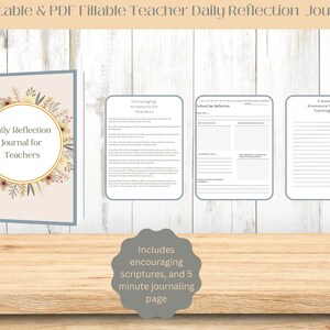 Daily Reflection Journal for Teachers