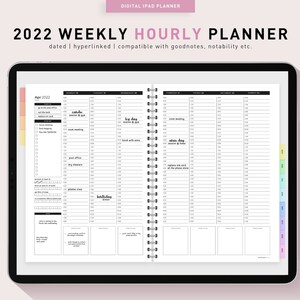 Goodnotes planner, ipad planner, notability planner, Digital journal, daily digital planner, 2022 2023 planner digital Dated Digital Planner