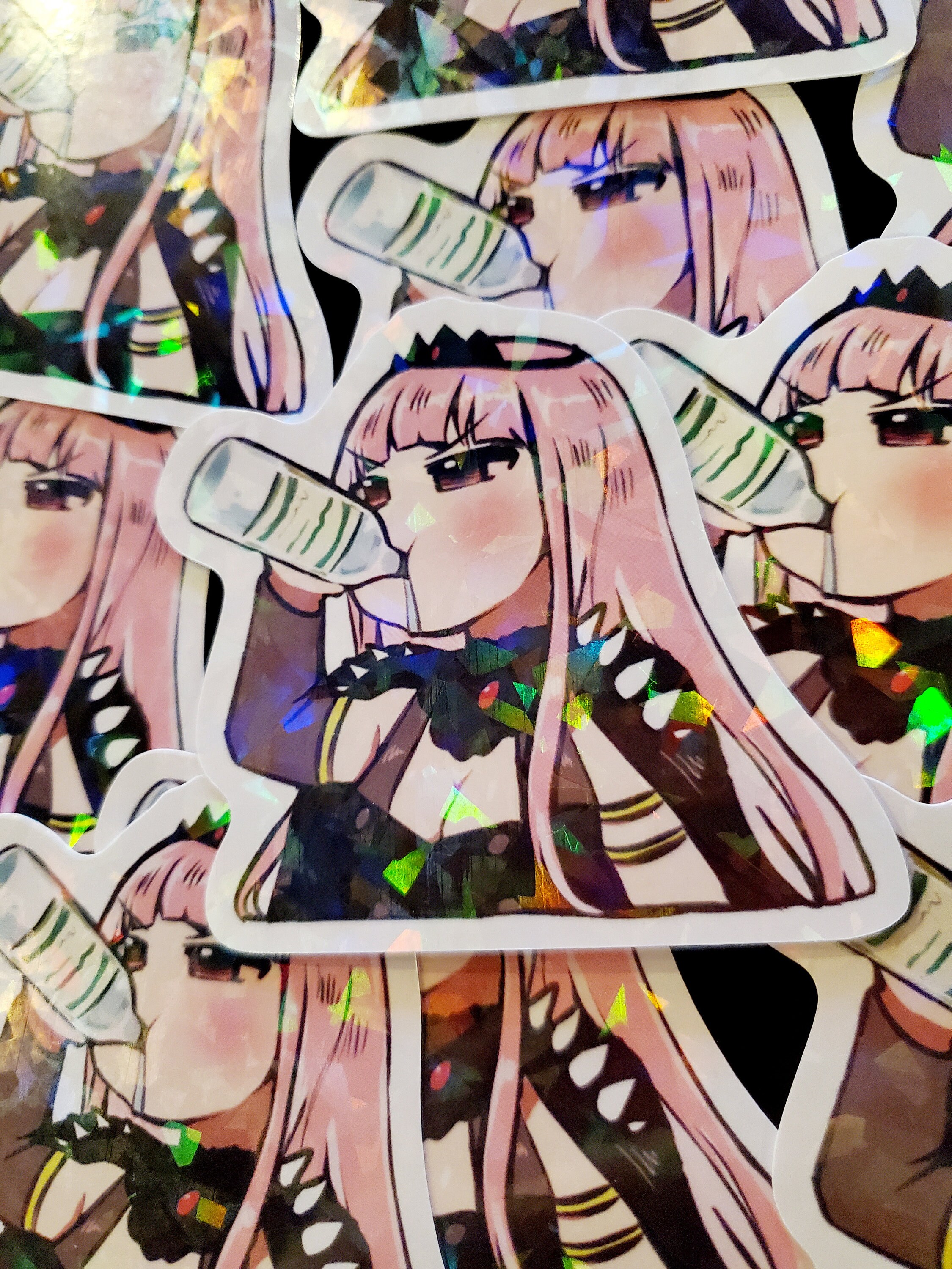 Calli drink Vinyl Sticker holographic - Etsy