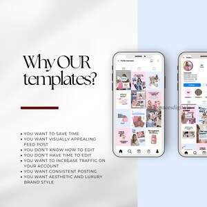 Instagram Template Social Media Templates Pink Instagramable Template canva template instagram bundle templates instagram plantillas sociales digital marketer digital marketeer content creation content cration content creating aes thetics Social Media Manager Instagram Templates SMM Posts and Stories Instagram Marketing Digital Marketer Social Canva Templates Blue & Pink Theme Etsy