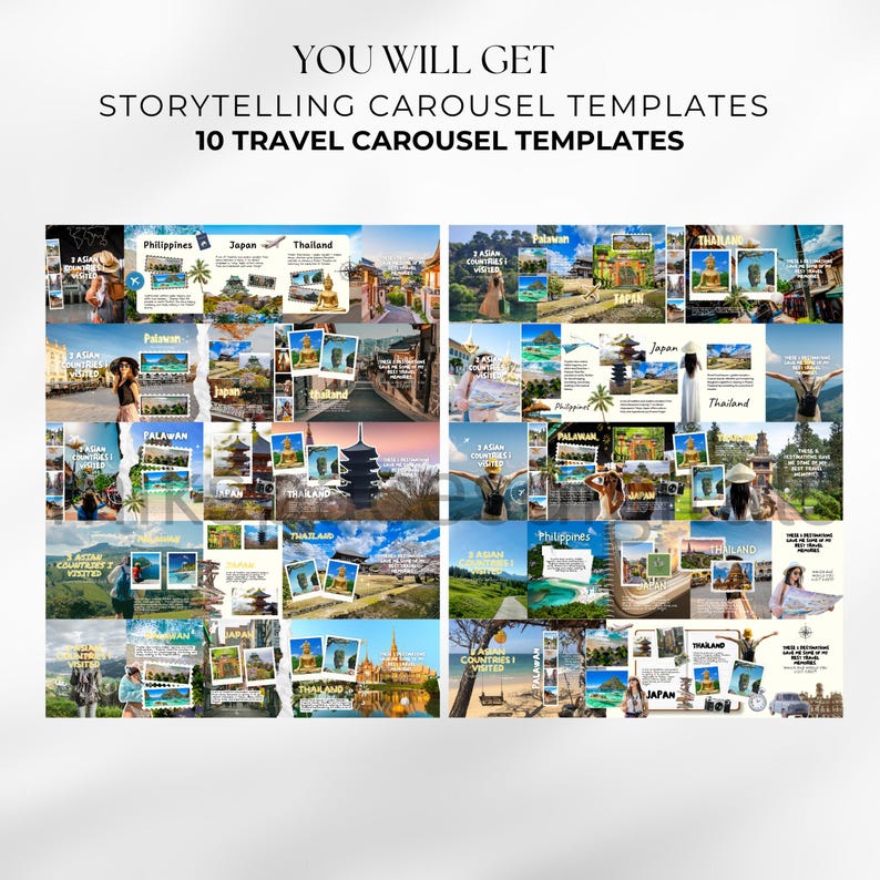 Travel Carousel Instagram Post Carousel Travel Template Travel Agent Post Travel Digital Scrapbook Seamless Carousel Instagram Storytelling instagram carousel travel templates instagram template travel carousel template travel instagram template carousels seamless carousel post travel poster travel content vlog carousel Etsy