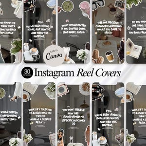Instagram Reel Thumbnail Viral Posts & Hooks Template Instagram Reels Cover Animated Canva Social Post Instagram Reel Cover Carousel Sticker