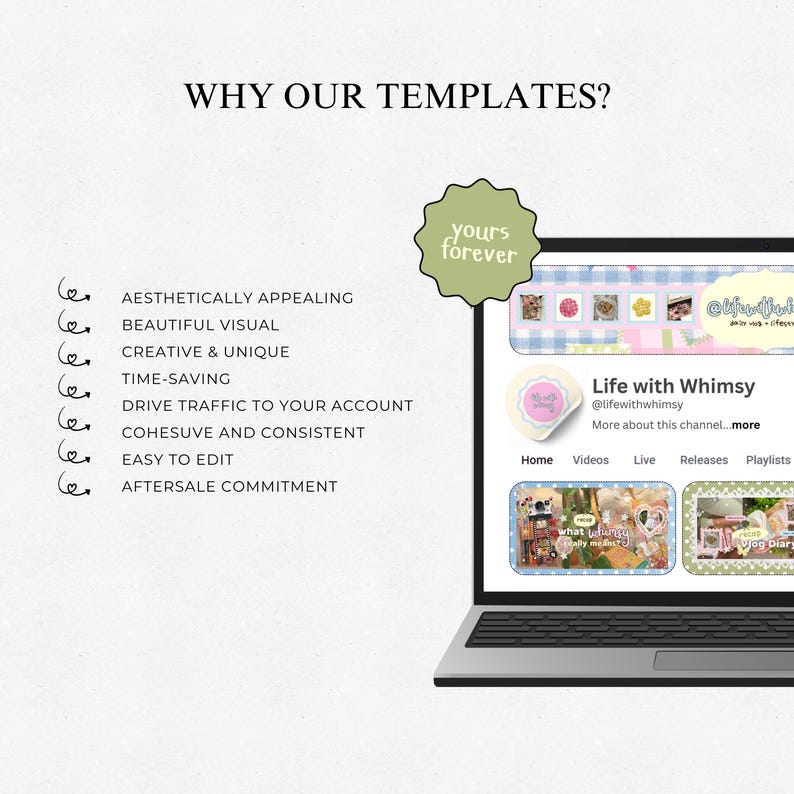 Youtube Branding Kit Whimsy Youtube Vlog Templates  Vlog Youtube Thumbnails Channel Art Templates Storytelling Youtube Brand Kit Canva Pack Youtube Branding Kit Youtube Thumbnail Templates Aesthetic Storytelling Youtube Channel Art Branding Modern Branding Youtube Daily Vlog Brand Kit Template You Tubers Brand Content Creator Vlog Lifestyle Daily Vlog Thumbnails Templates Brand Youtube Branding Kit Etsy