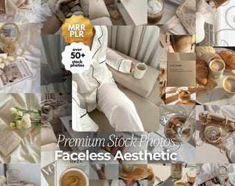 50 Gesichtslose Stock Fotos Ästhetische Bilder Minimalistische Bilder Ästhetische Marketing Fotos PLR Bilder Bilder Pack MRR Lizenz