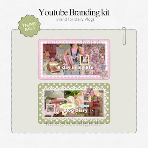 Youtube Branding Kit Whimsy Youtube Vlog Templates  Vlog Youtube Thumbnails Channel Art Templates Storytelling Youtube Brand Kit Canva Pack Youtube Branding Kit Youtube Thumbnail Templates Aesthetic Storytelling Youtube Channel Art Branding Modern Branding Youtube Daily Vlog Brand Kit Template You Tubers Brand Content Creator Vlog Lifestyle Daily Vlog Thumbnails Templates Brand Youtube Branding Kit Etsy
