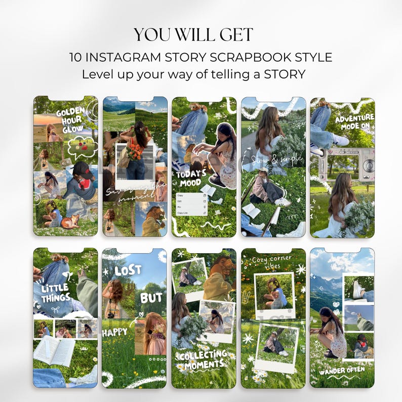Instagram Story Template Stories Instagram Mini Vlog Thumbnail Storytelling Scrapbooking Reels Cover Templates Stories Content Templates instagramer stories instagramable story instagram storie instagram storys instagram template stories instagram story telling scrapbookings story tellers scrapbookers Etsy