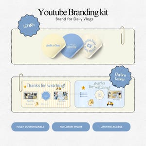 Youtube Branding Kit Templates Youtube Thumbnail Templates Youtube Channel Art Kit Branding Templates Youtube Daily Vlog Brand Kit Template Brand Kit Thumbnail Youtube Thumbnails branding kit brand thumbnails youtube thumbnails templates brand you tube you tubers branding kits brand thumbnail youtube brand template Etsy