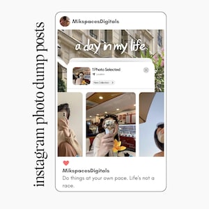 Instagram Photo Dump Posts Templates Content Creator Canva Scrapbooking Instagram Storytelling Posts Canva Social Media Kit Templates Scrapbook templates Scrapbook instagram Instagram templates Aesthetic instagram, Content templates Content template canva Scrapbook kit content creation templates instagram stories canva templates Etsy