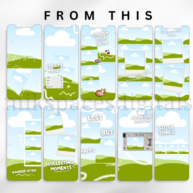 Instagram Story Template Stories Instagram Mini Vlog Thumbnail Storytelling Scrapbooking Reels Cover Templates Stories Content Templates instagramer stories instagramable story instagram storie instagram storys instagram template stories instagram story telling scrapbookings story tellers scrapbookers Etsy