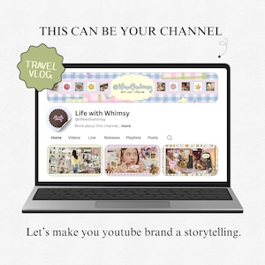 Youtube Branding Kit Whimsy Youtube Vlog Templates  Vlog Youtube Thumbnails Channel Art Templates Storytelling Youtube Brand Kit Canva Pack Youtube Branding Kit Youtube Thumbnail Templates Aesthetic Storytelling Youtube Channel Art Branding Modern Branding Youtube Daily Vlog Brand Kit Template You Tubers Brand Content Creator Vlog Lifestyle Daily Vlog Thumbnails Templates Brand Youtube Branding Kit Etsy