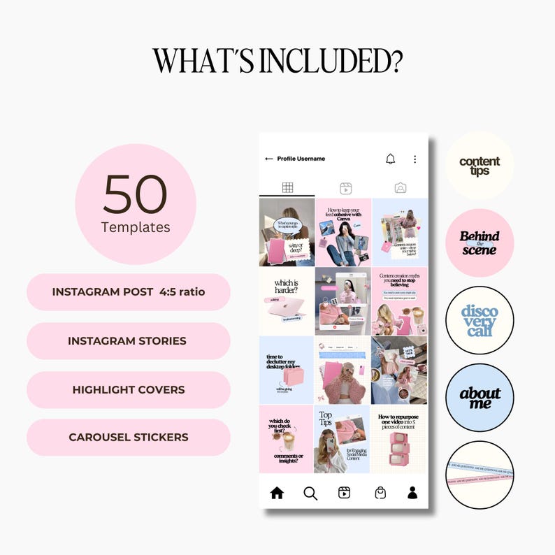 Instagram Template Social Media Templates Pink Instagramable Template canva template instagram bundle templates instagram plantillas sociales digital marketer digital marketeer content creation content cration content creating aes thetics Social Media Manager Instagram Templates SMM Posts and Stories Instagram Marketing Digital Marketer Social Canva Templates Blue & Pink Theme Etsy