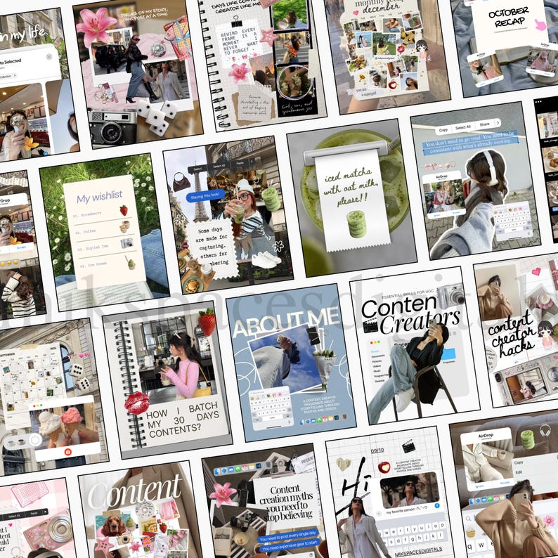 Instagram Photo Dump Posts Templates Content Creator Canva Scrapbooking Instagram Storytelling Posts Canva Social Media Kit Templates Scrapbook templates Scrapbook instagram Instagram templates Aesthetic instagram, Content templates Content template canva Scrapbook kit content creation templates instagram stories canva templates Etsy