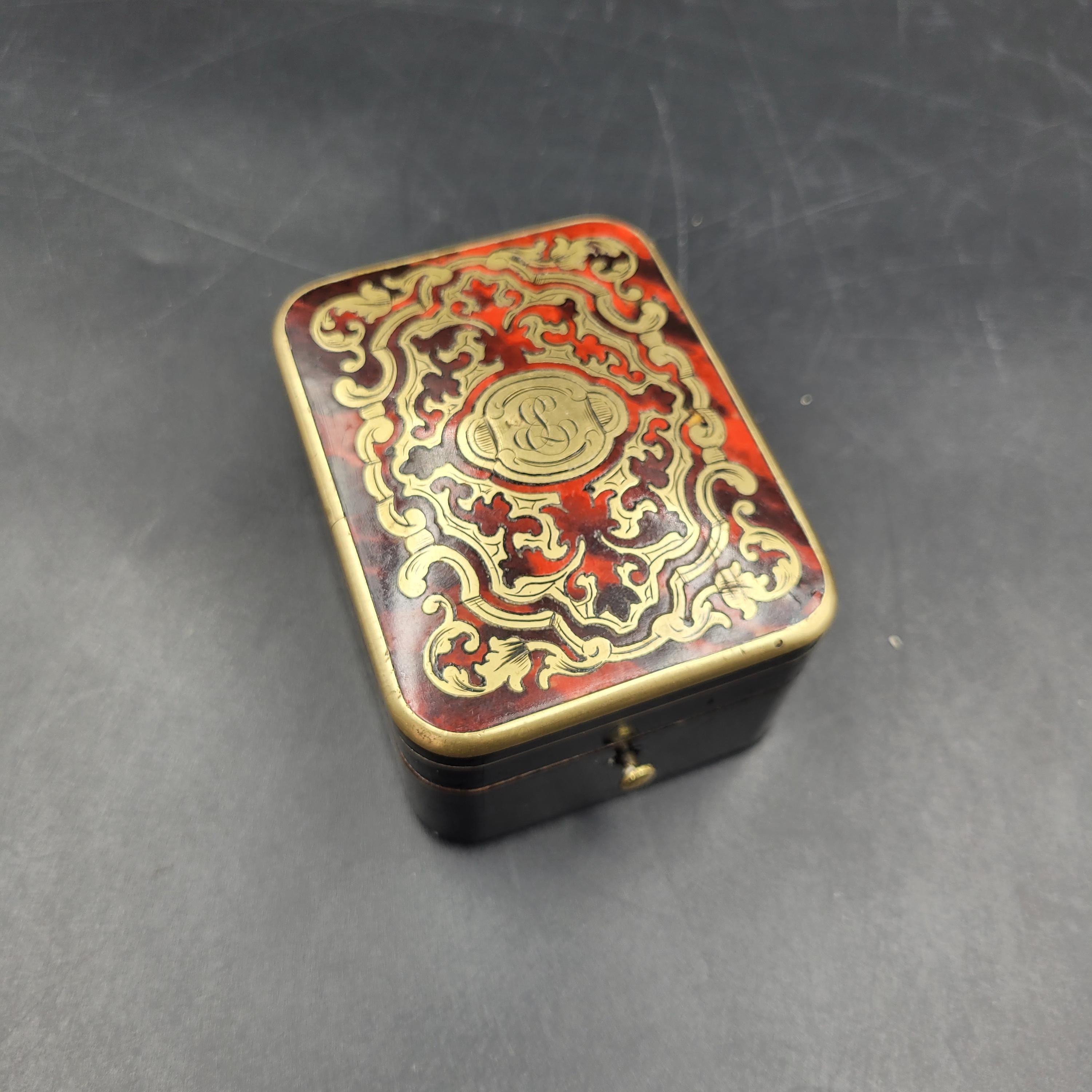 アンティーク フランス製 ジュエリーボックス ナポレオン3世 3