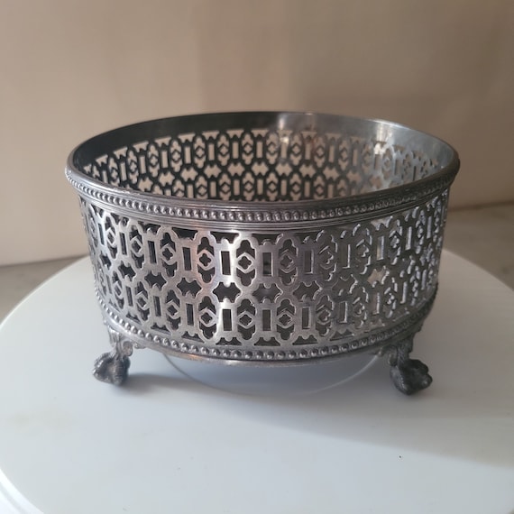 centre de table , panière , jardinière , Napoleon 3 , étain   , Fin XIX , début XX Siècle Napoleon III victorian