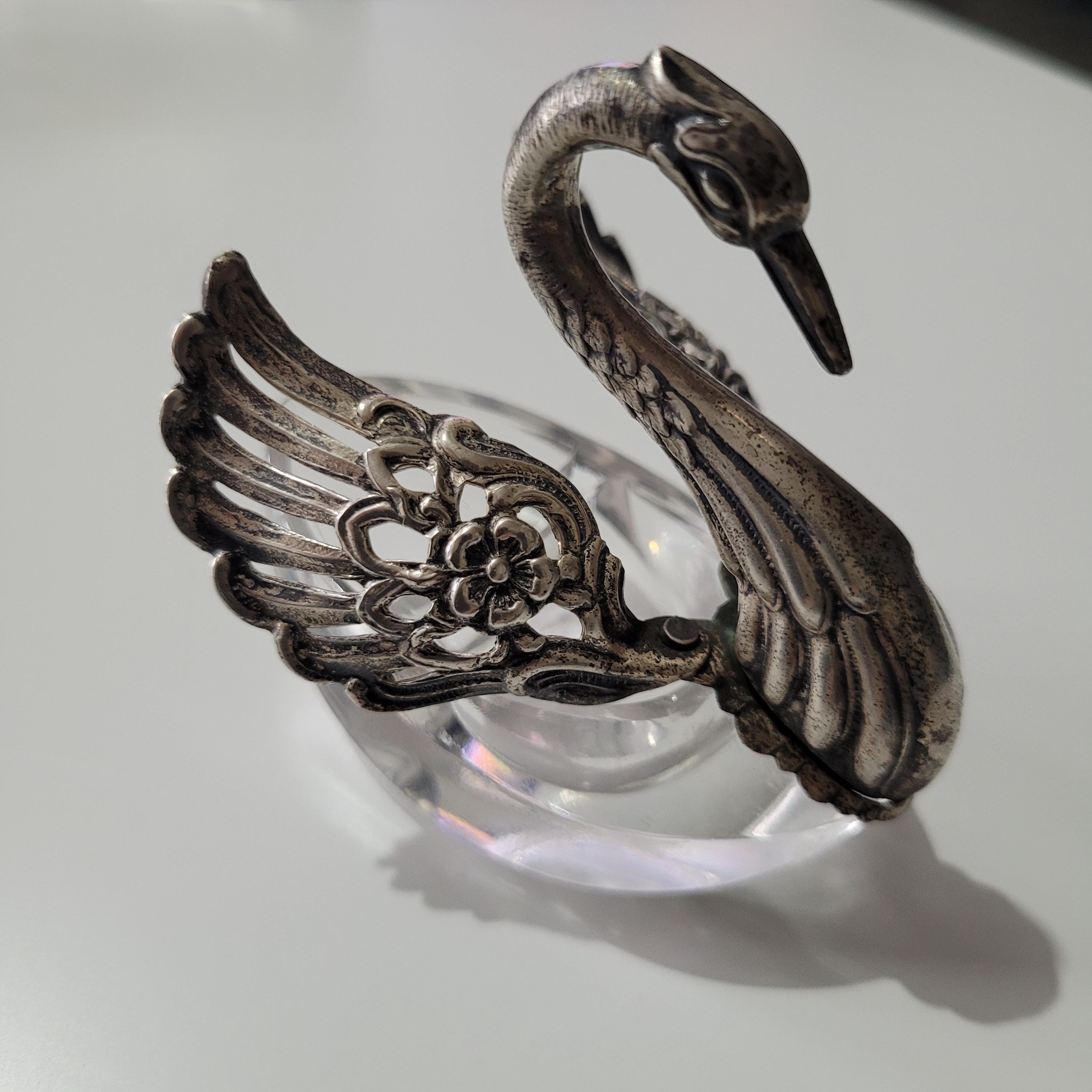 Daum France Swan - Etsy