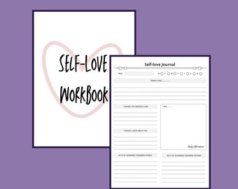 Self-Love Workbook, Self-Love Journal, Self-Love