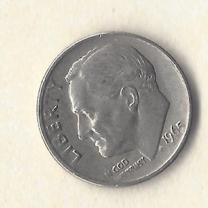 1965 dime no mint mark - Etsy 日本