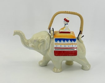 Tetera antigua en forma de elefante - Años 20