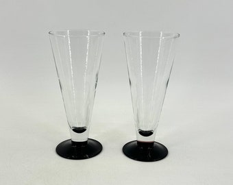 Luminarc - Domino - Pilsner glasses - Set of 2 - 1980s