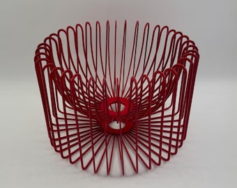 Vintage IKEA Trådig Fruit Basket 90s - Red - Design by Ehlén