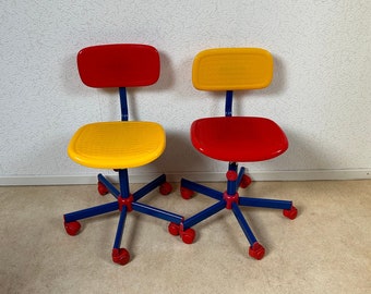 Ikea Memphis Milano Style Office Chair - Vintage - 1980s