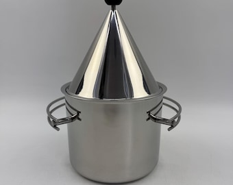 Eiskübel aus Edelstahl – Design Bent Falk – Dänemark – 1980er Jahre