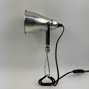Lámpara de abrazadera de aluminio vintage IKEA Cliplight R0002 – Lámpara de escritorio industrial de los años 90 – Diseño escandinavo