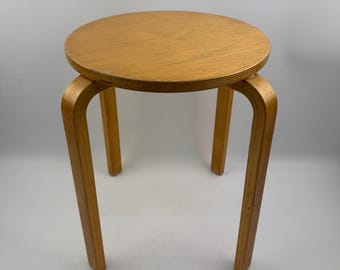 Vintage IKEA Frosta Stool – 1990s Bentwood Birch Stool – Scandinavian Design