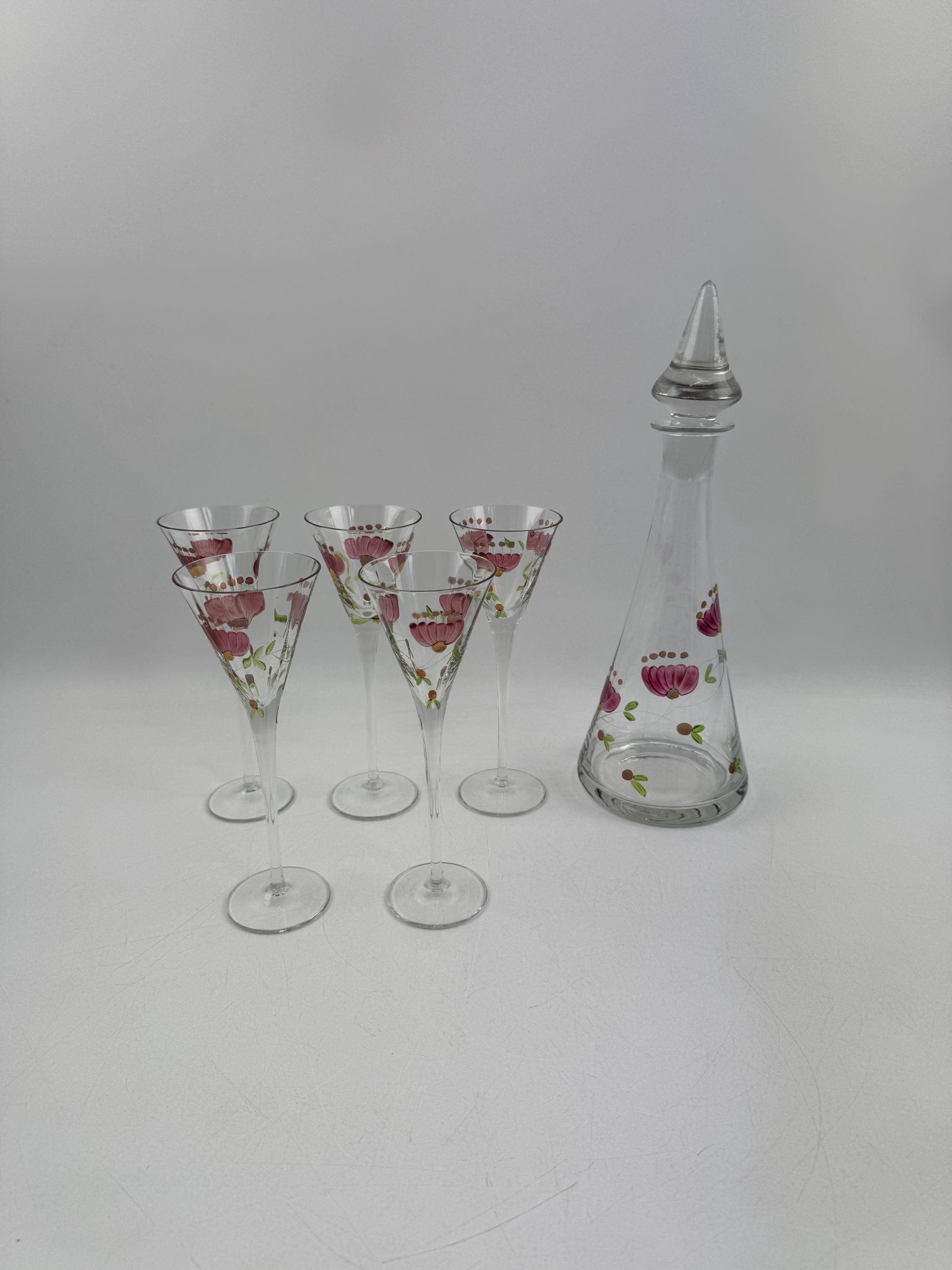 ローラアシュレイ グラス付き カラフェ Laura Ashley Carafe - Etsy UK