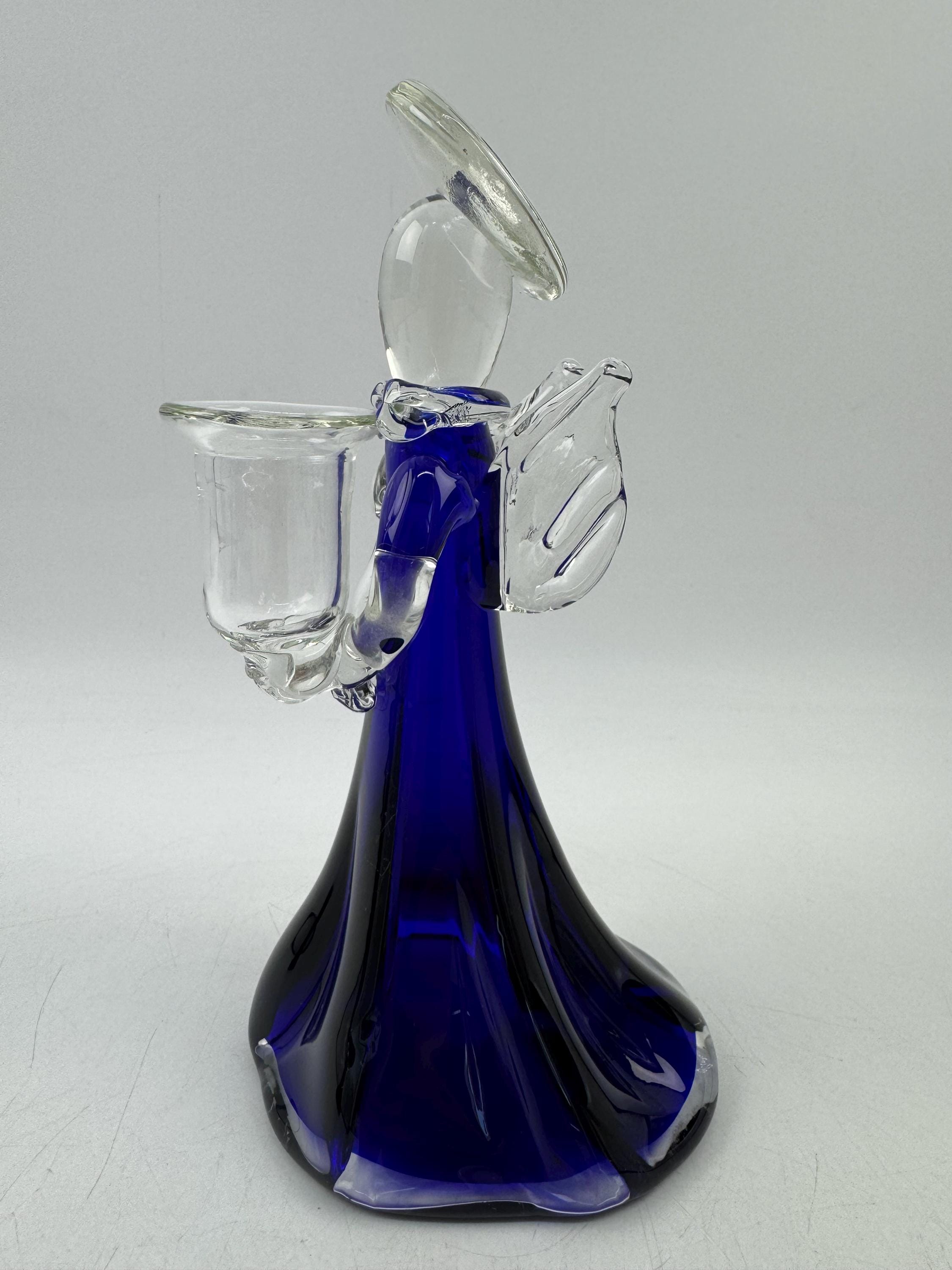 ガラス製キャンドルスタンド - 天使 - 2個セット - 1980年代 - Etsy 日本