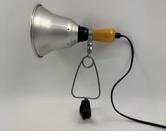 Vintage IKEA K9302 Clamp Lamp – 90s Industrial Clip Light Adjustable Metal Desk Lamp Scandinavian Lighting