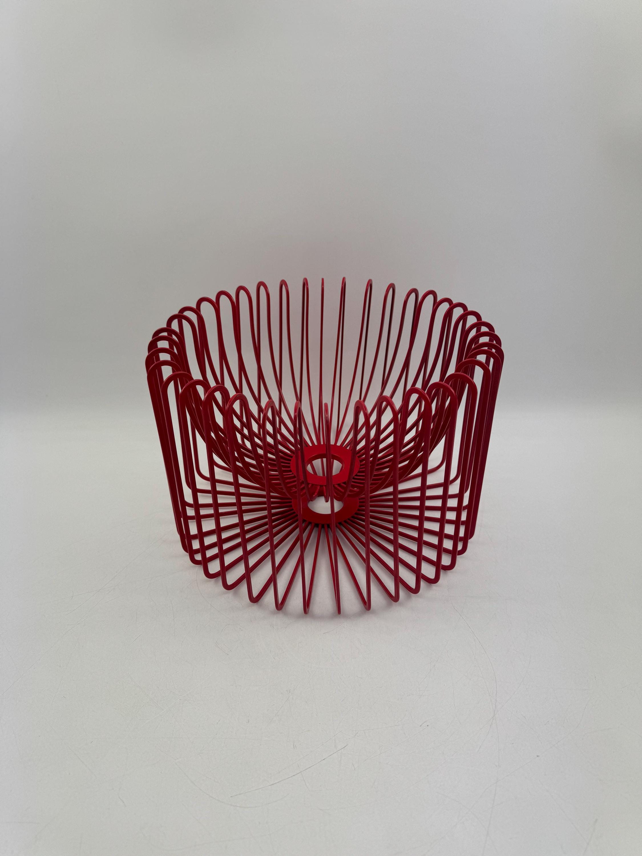 OLD IKEA フルーツバスケット 90's Ehlen Johansson Ikea - Traditional - Red Fruit Basket by Ehlen Johansson - 1990 - Etsy