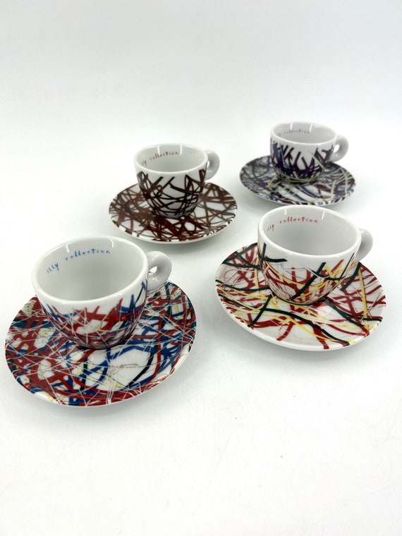 illy art collection NUDE 6客 Sale! illy Limited Edition Heritage Set of 6 Espresso Cups/Saucers