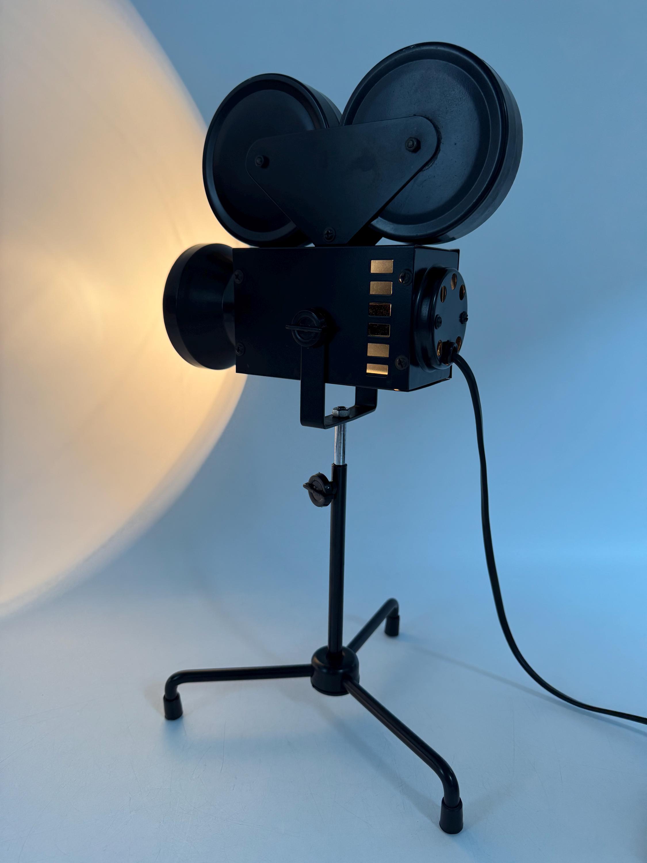 Hollywood Studio Table Lamp - Movie Camera - Pop Art - 1990s - Etsy