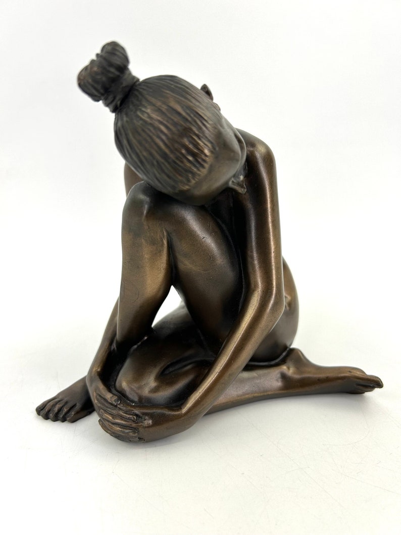 Oliver Tupton Seated Naked Woman Art Deco 1980s - Etsy Australia