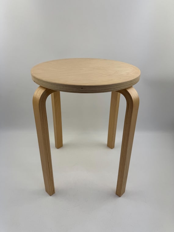 【G.A.W 】OLD IKEA FROSTA チェア　イケア フロスタ Vintage IKEA Frosta Stool, Alvar Aalto Style Birch Wood Side Table