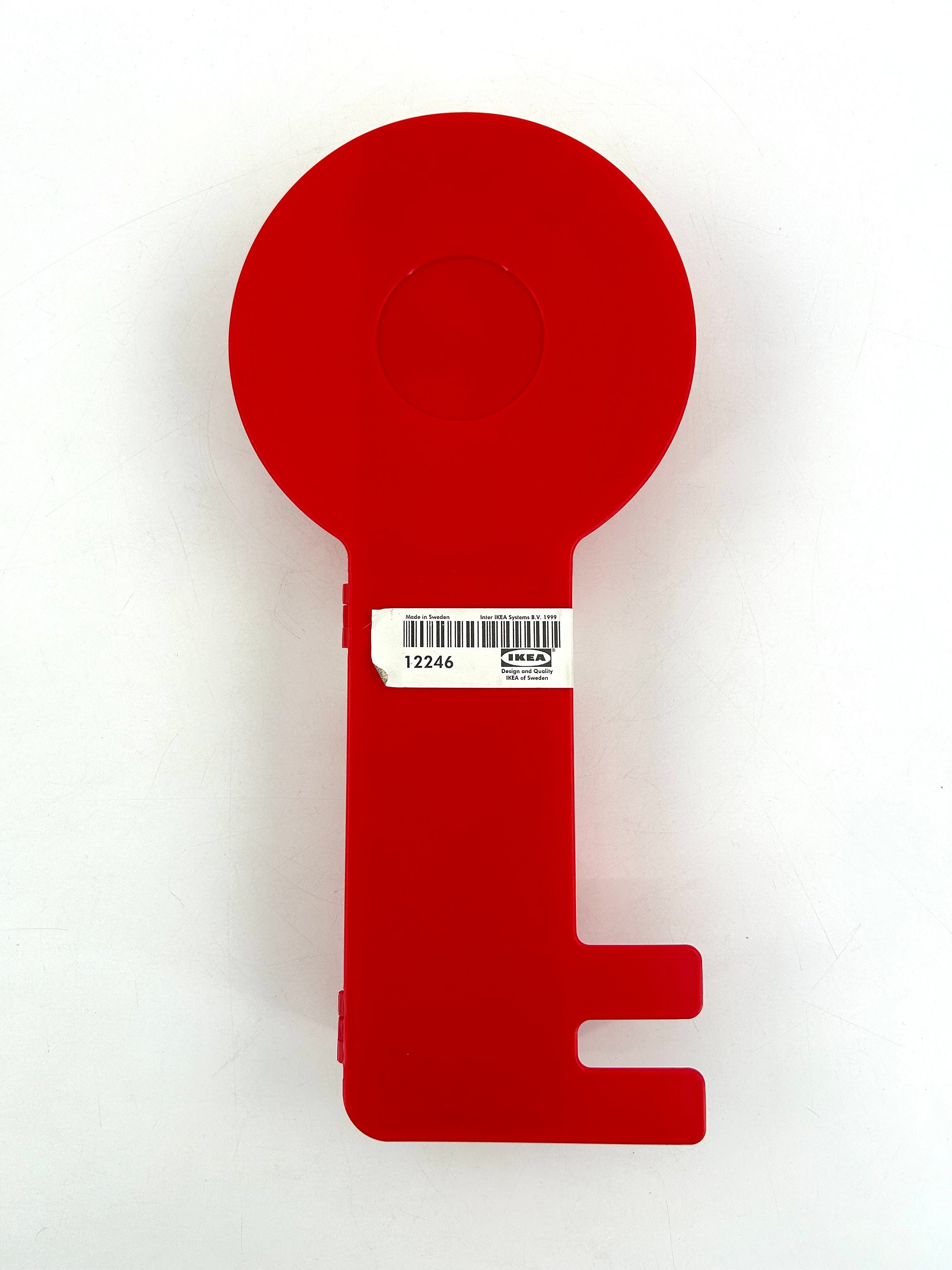 IKEA Vägis Key Holder NEW – Rare 90s Design – Red Wall Key Rack – Knut ...