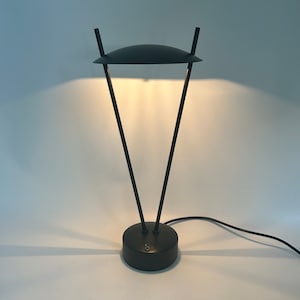 Postmodern Black Table Lamp by Leonardo Marelli for Estiluz - 1980s