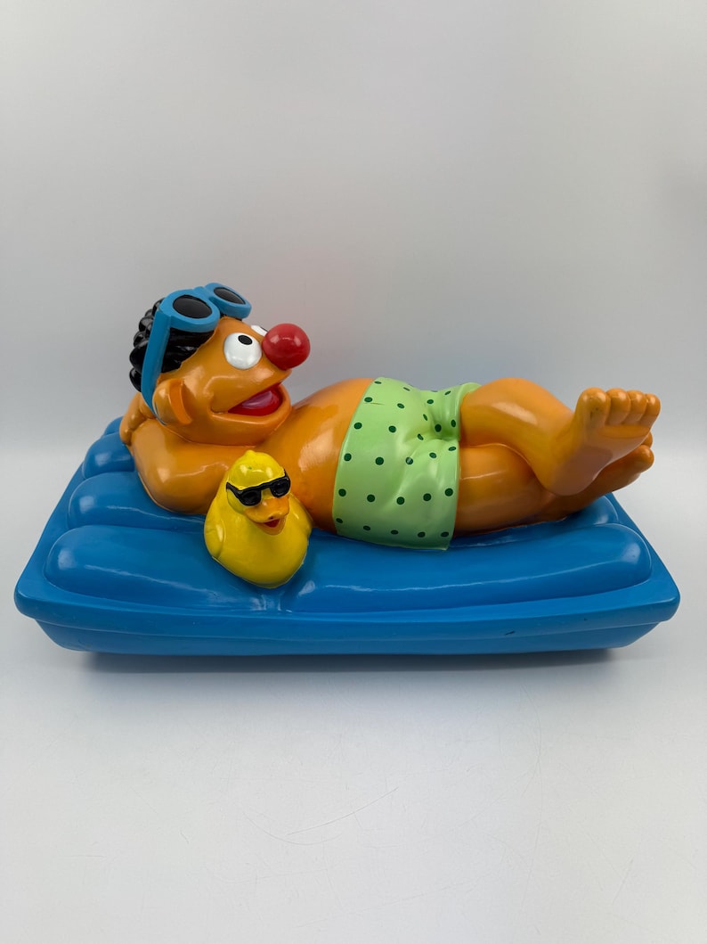 Sesame Character Inflatable Pool Vintage Sesame Street Ernie Display Figure 1990s Jim Henson Store Prop ...