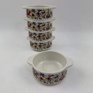 Villeroy & Boch - soup bowls -Troubadour - Set of 5 - 1980s