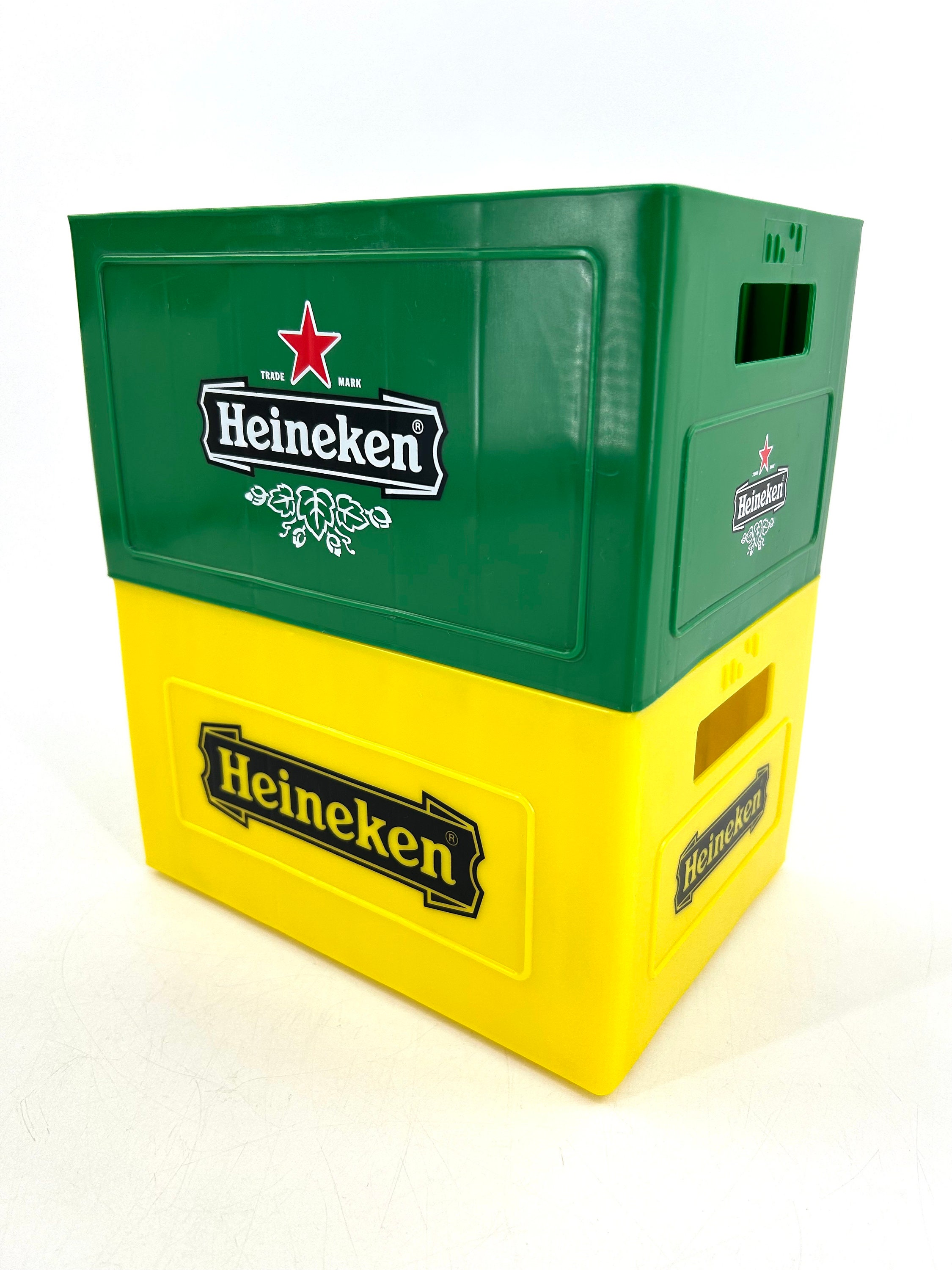 Vintage Heineken Mini Beer Crate CD Storage Box 1990s | Dutch