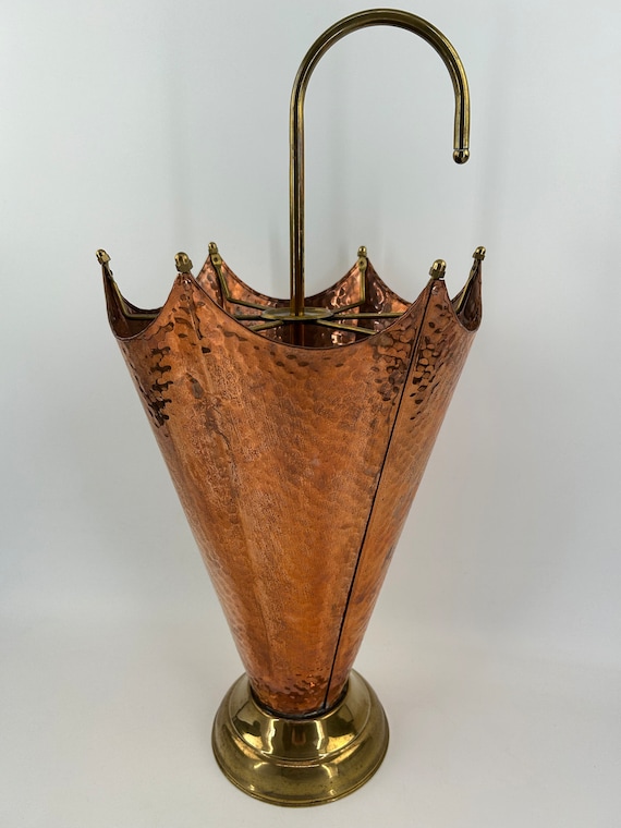 【vintage】UMBRELLA STAND 真鍮　アンブレラスタンド Brass Umbrella Stand Mid-century - Vintage - 1960s - Etsy