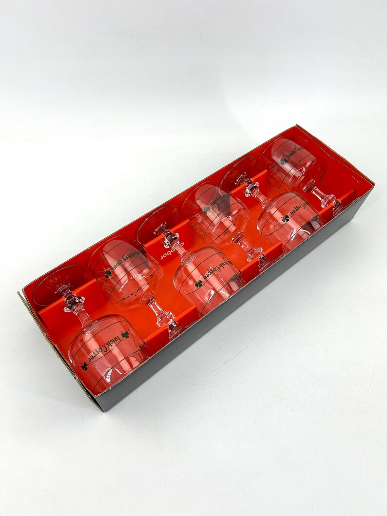 Durobor Irish Coffee Glasses Set of 6 80s Etsy UK