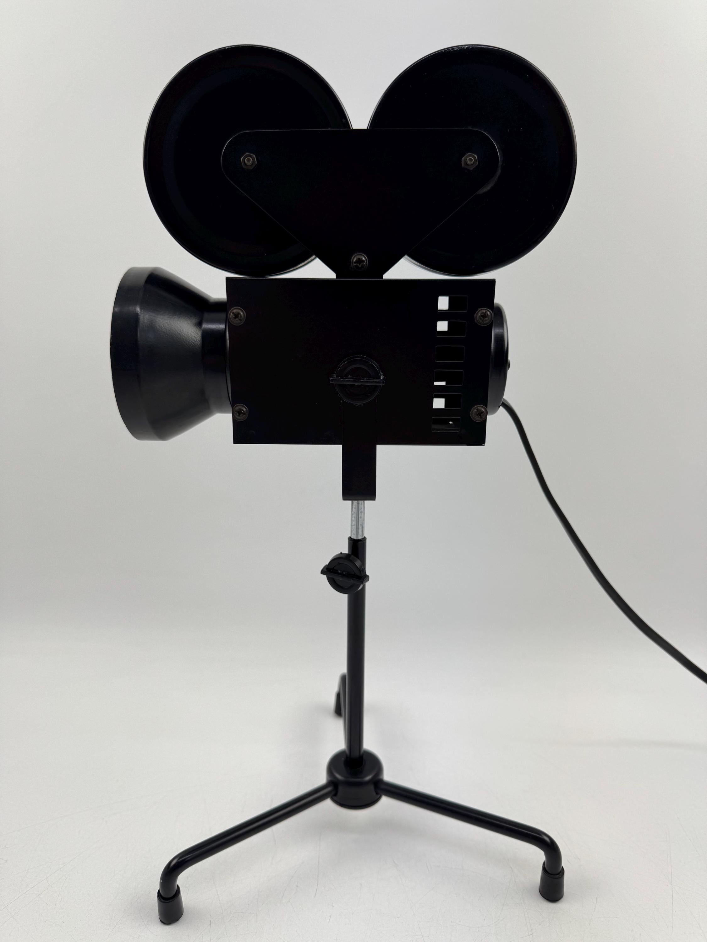 Hollywood Studio Table Lamp - Movie Camera - Pop Art - 1990s - Etsy