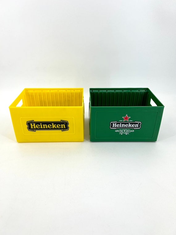 Vintage Heineken Mini Beer Crate CD Storage Box 1990s | Dutch